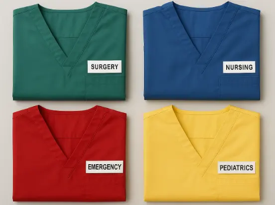 Common Scrub Colors Used in Pakistan