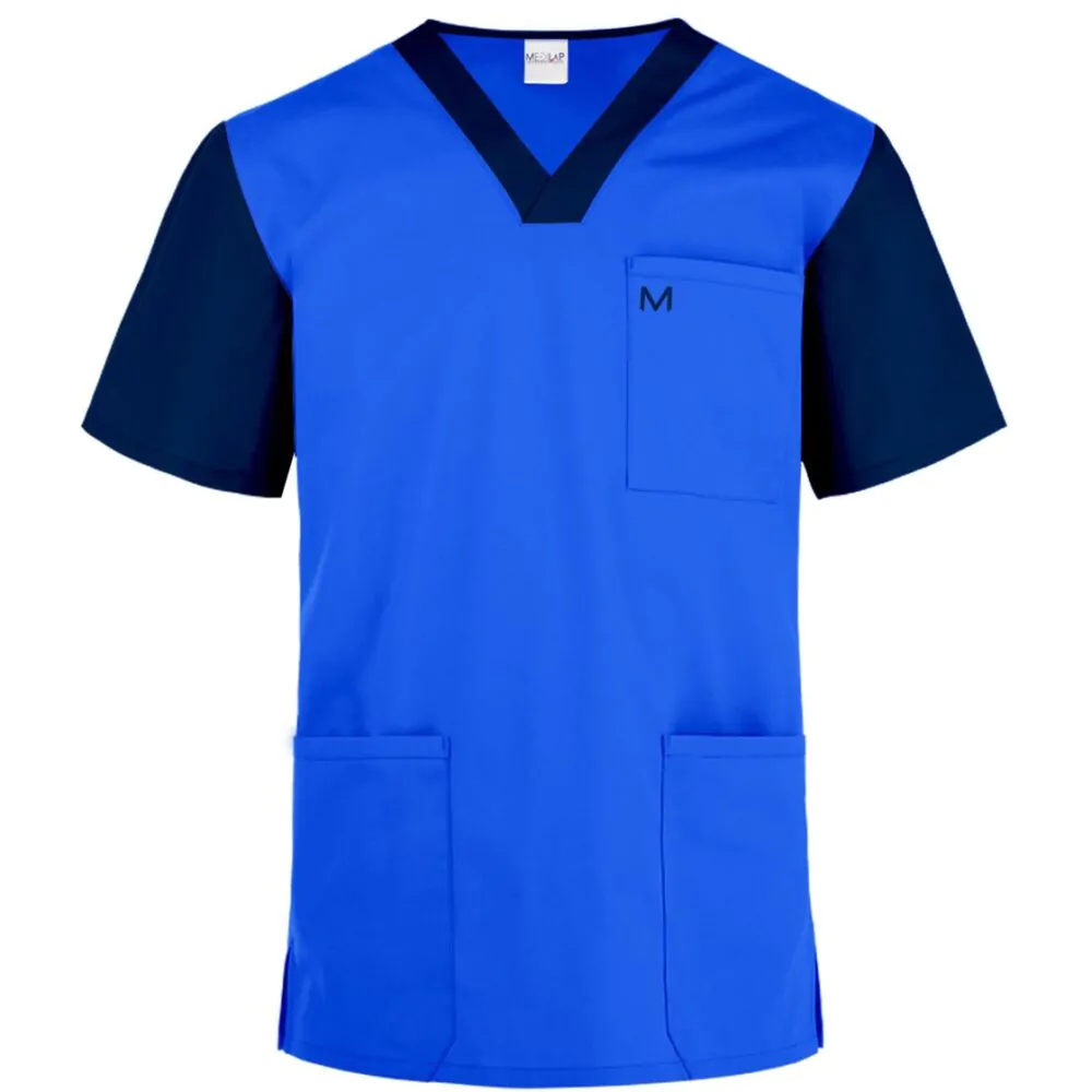 Royal Blue Contrast Medical Scrub in Pakistan