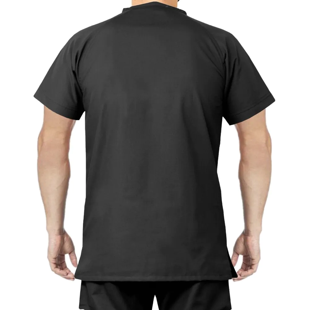 Modish Medical Scrubs for Men (Black) - Image 3
