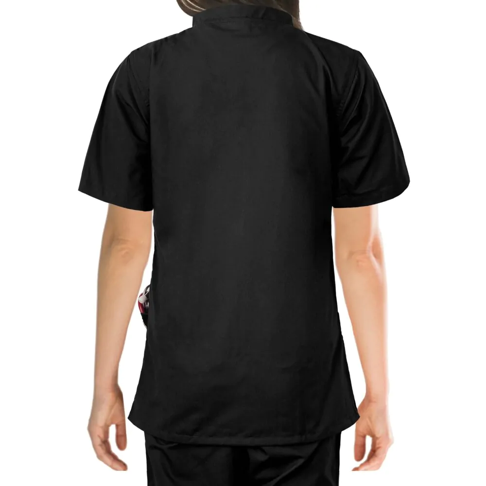 Modish Medical Scrubs for Women (Black) - Image 3