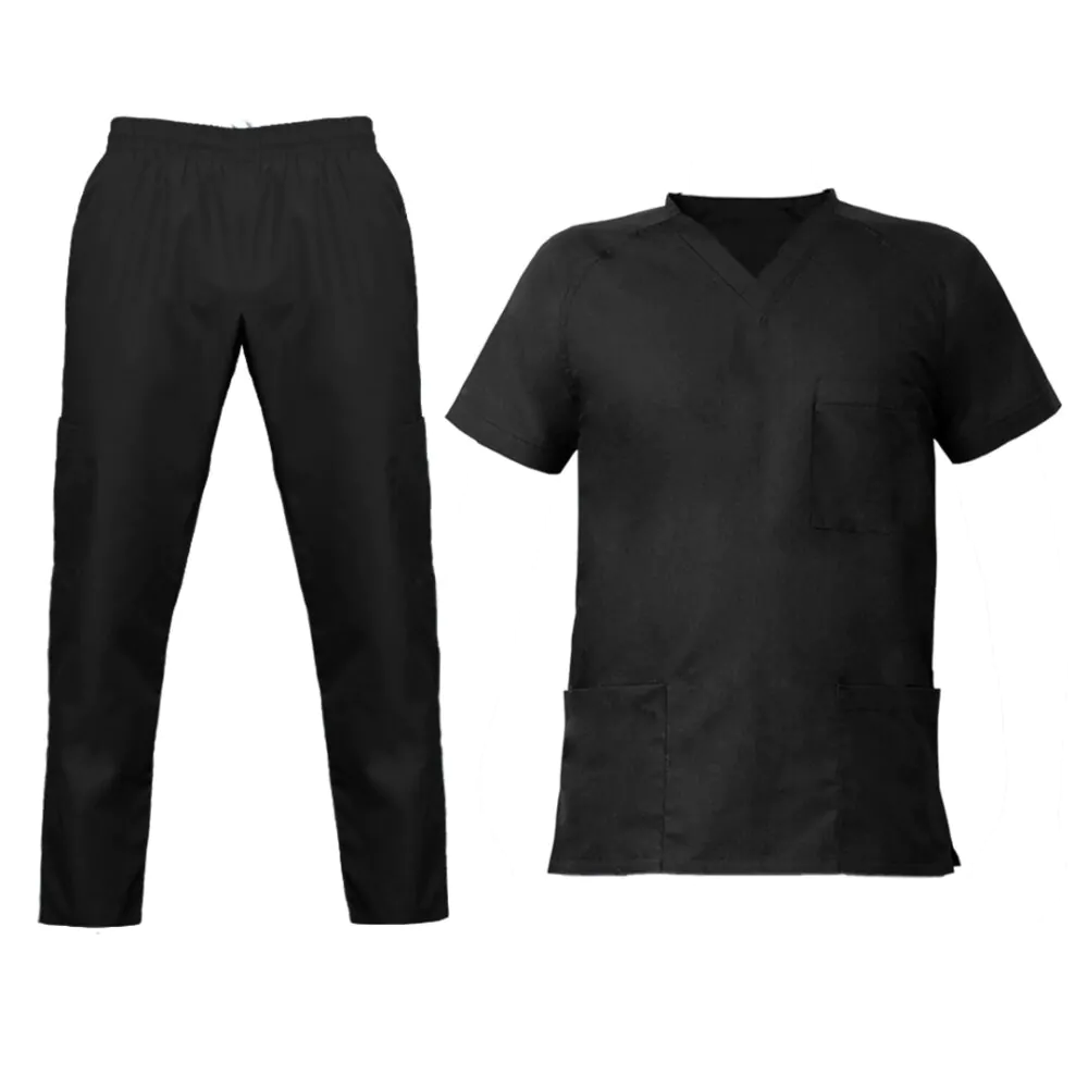 Modish Medical Scrubs for Men (Black) - Image 6