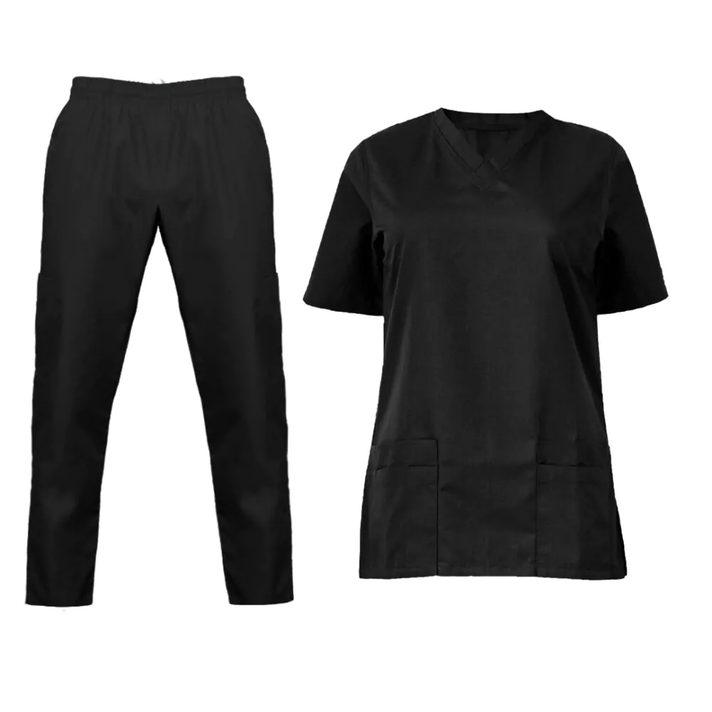 Modish Medical Scrubs for Women (Black) - Image 7