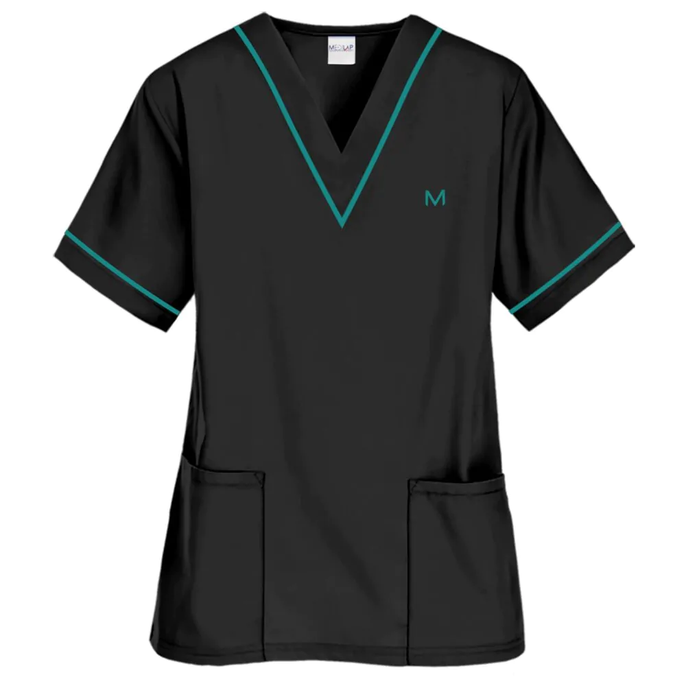 Black Piping Medical Scrub in Pakistan