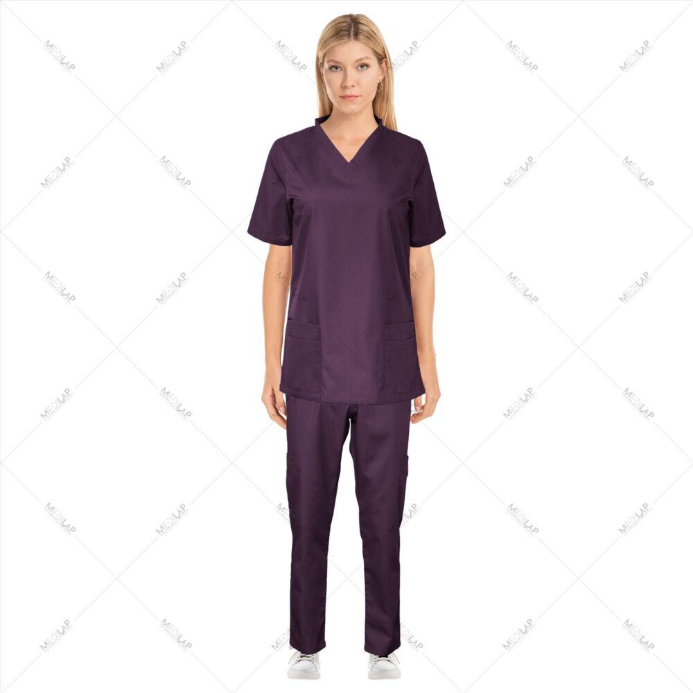 Dark Purple Medical Scrubs