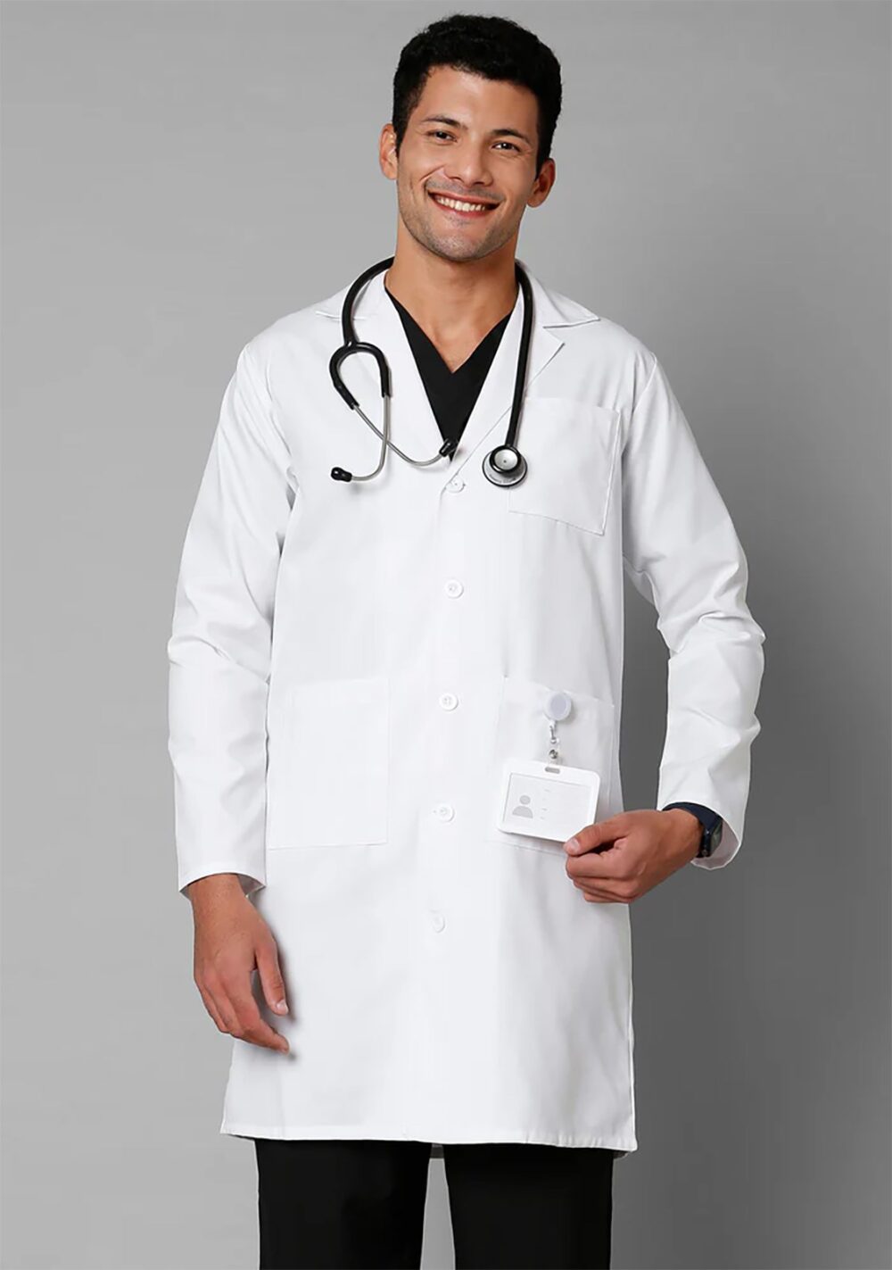 Men's Classic Long Lab Coat
