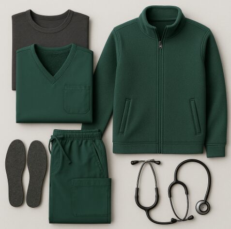 Warm Medical Scrubs for Winter in Pakistan